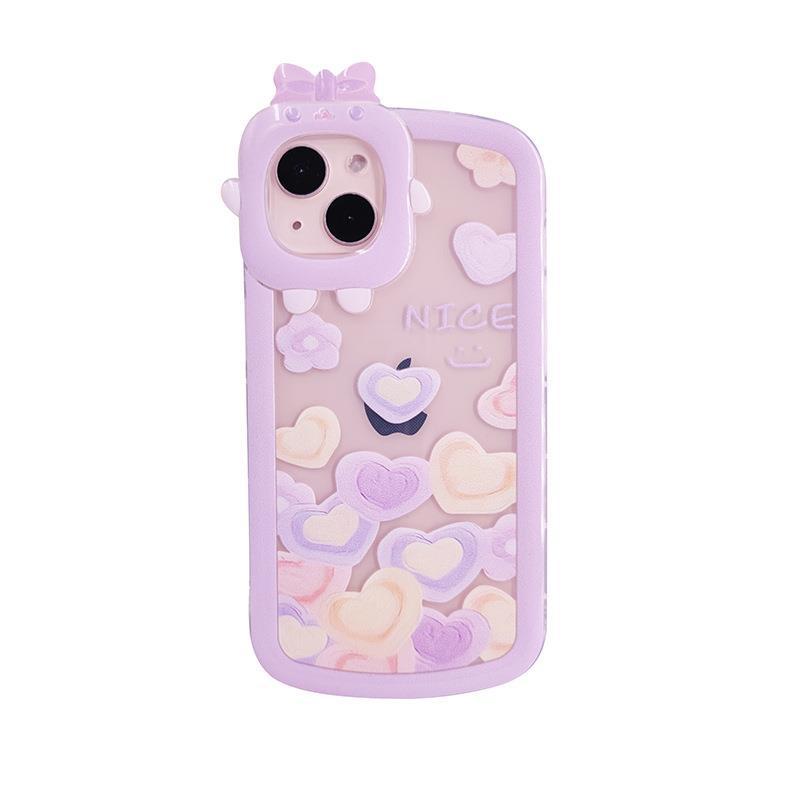 Case Pelindung Motif Kartun Monster Perempuan Untuk IPhone X 11 Xr s13