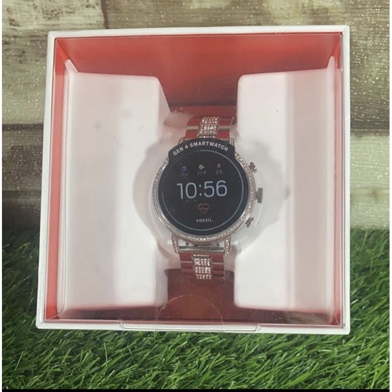 fossil smartwatch gen 4 silver seal  preloved fossil smartwatch gen 4