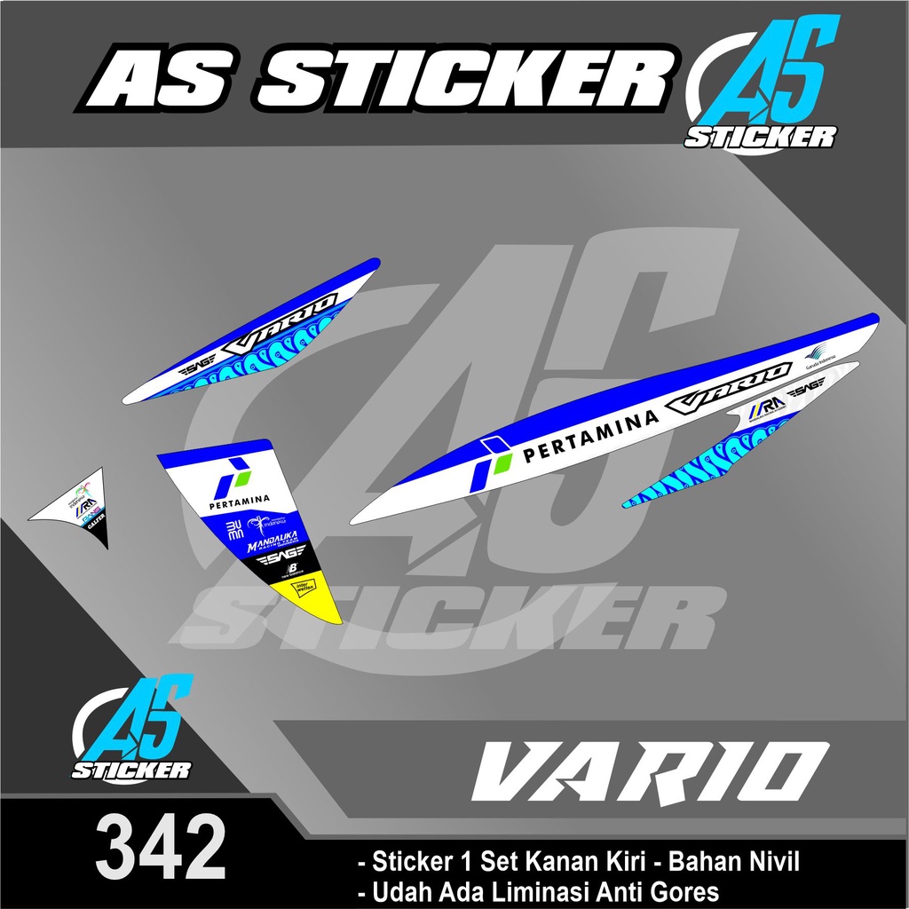 Striping Vario 110 Cw - Striping semi full Vario 110 cw Mandalika