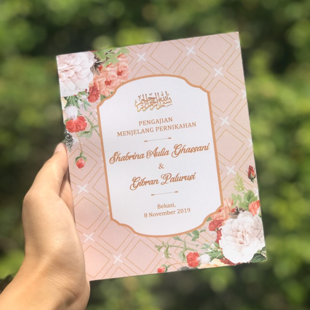 SOUVENIR BUKU PENGAJIAN TASYAKURAN 4/7 BULANAN KEHAMILAN / MENJELANG PERNIKAHAN / AQIQAHAN