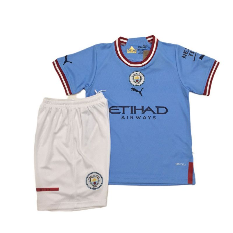 Jersey Man City Home Kids Anak 2022 2023