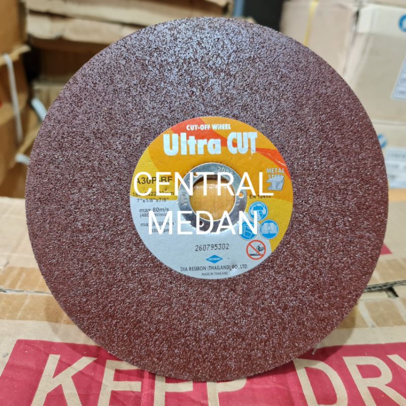 BATU GERINDA POTONG 7" 7 INCI X 3MM 3 MM ULTRA CUT DIA RESIBON