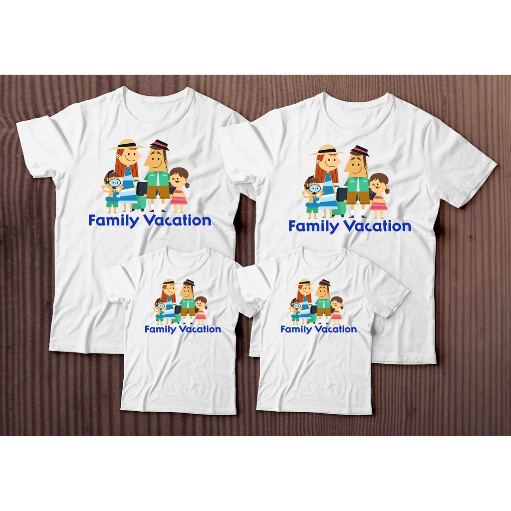 Kaos Family Keluarga Baju Couple Ultah Doraemon Tambah