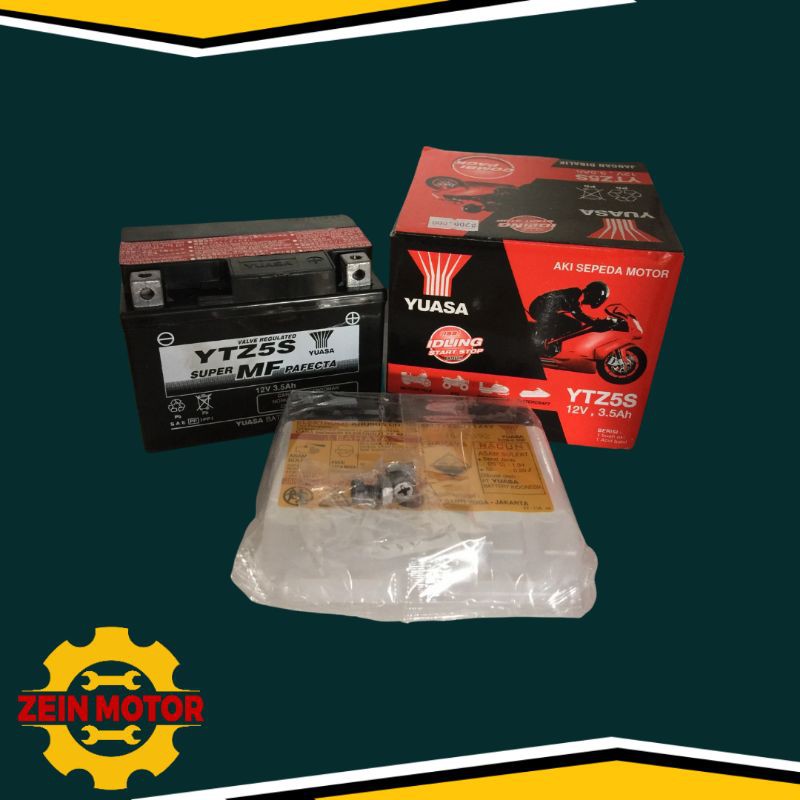 AKI KERING YUASA YTZ5S Kharisma, Kirana, Revo, Beat, Supra X 125, Vario, Scoopy