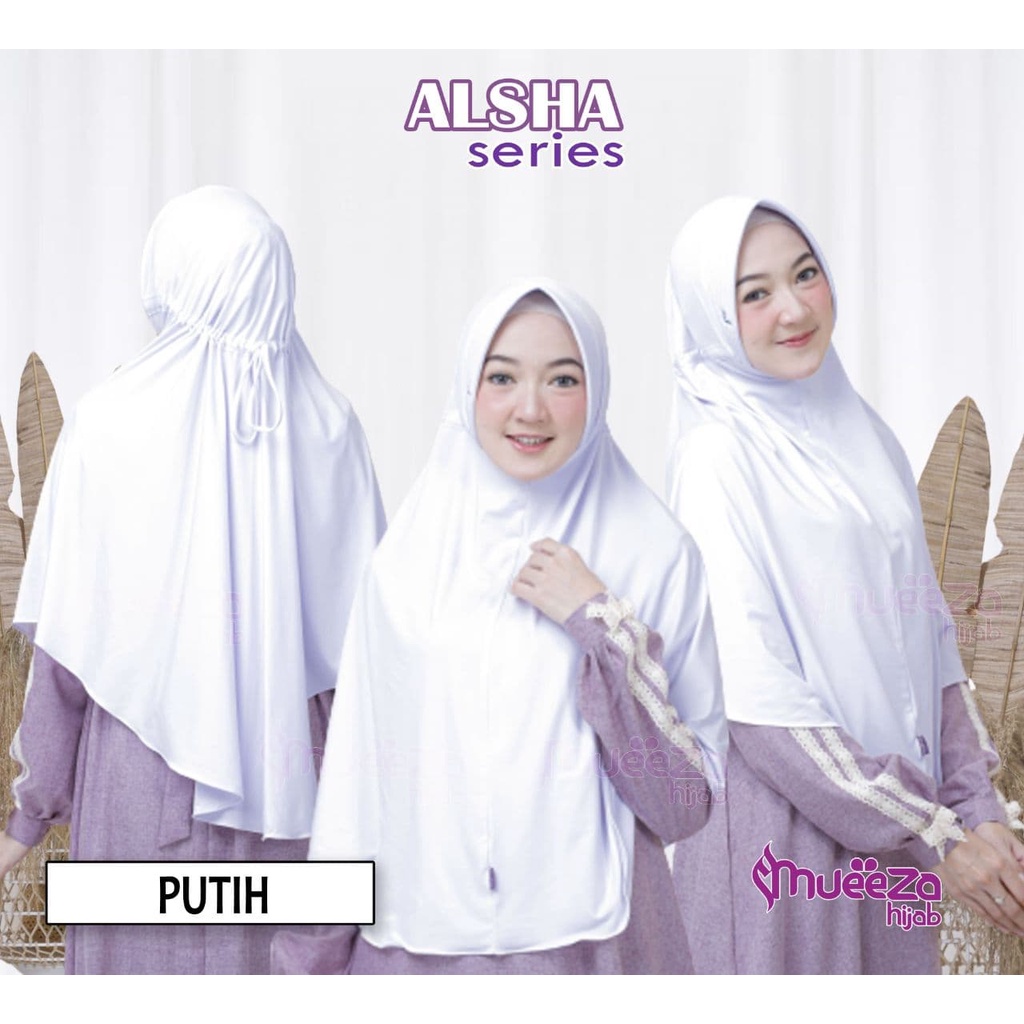 JILBAB REMAJA DEWASA ALSHA DAN BILQIS SIZE L - XL MUEEZA HIJAB- JILBAB SEKOLAH SMP DAN SMA