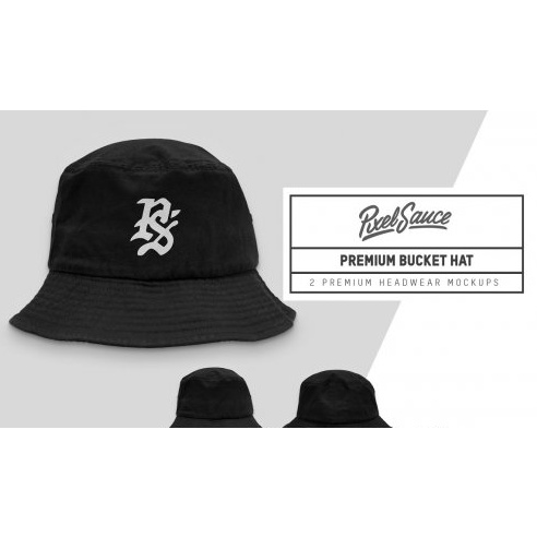 Premium Bucket Hat Mockups - Adobe Photoshop