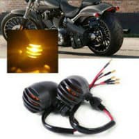 Lampu sen motor variasi untuk japstyle chopper retro classic jadul bobber sein grill motor