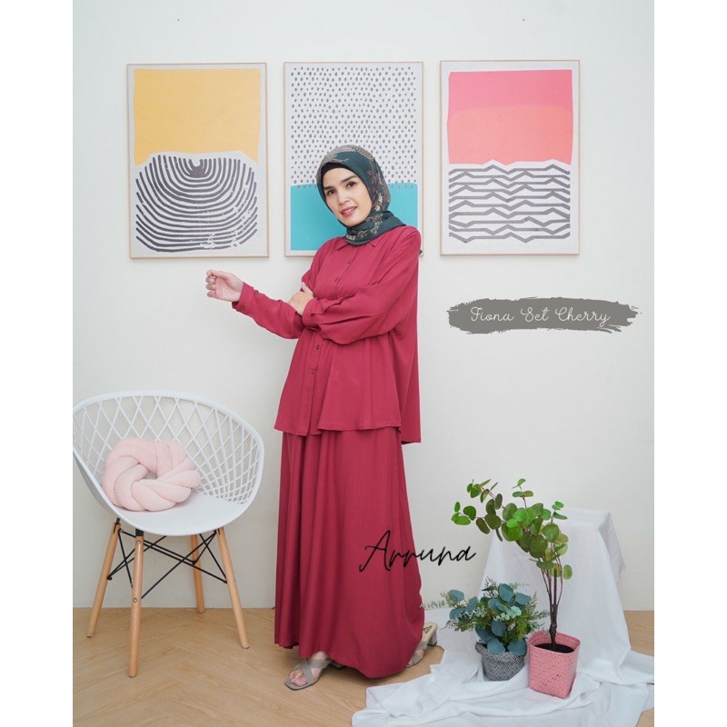 ARRUNA ONE SET FIONA - BAJU BIG SIZE - BAJU IBU HAMIL