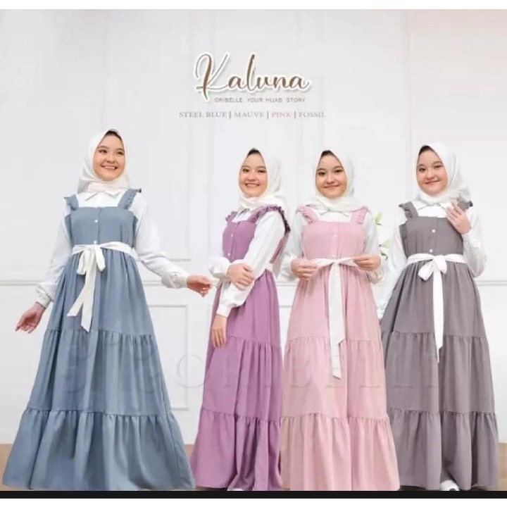 Gamis livy anak umur 10-16 tahun/gamis livy bahan moscrepe/gamis livy anak tanggung/gamis livy kekin