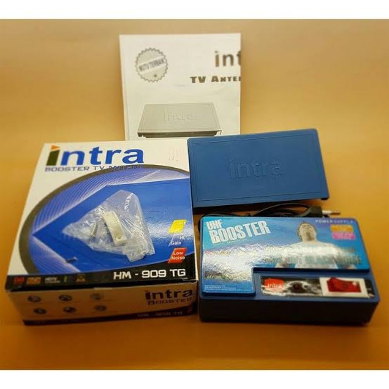 Intra Booster Antena TV / Penguat Sinyal Antena TV INT-909