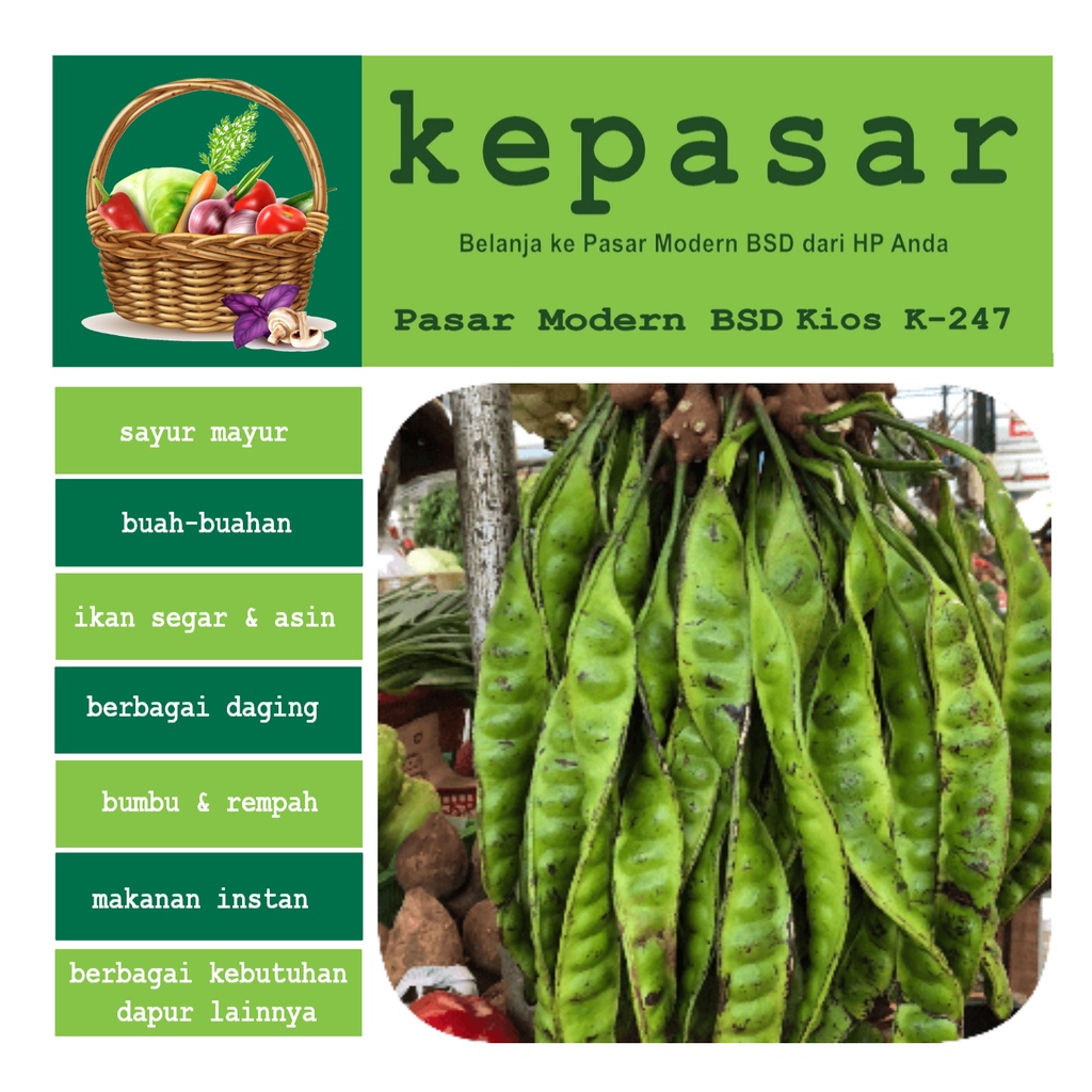 

Petai /Pete 1 papan