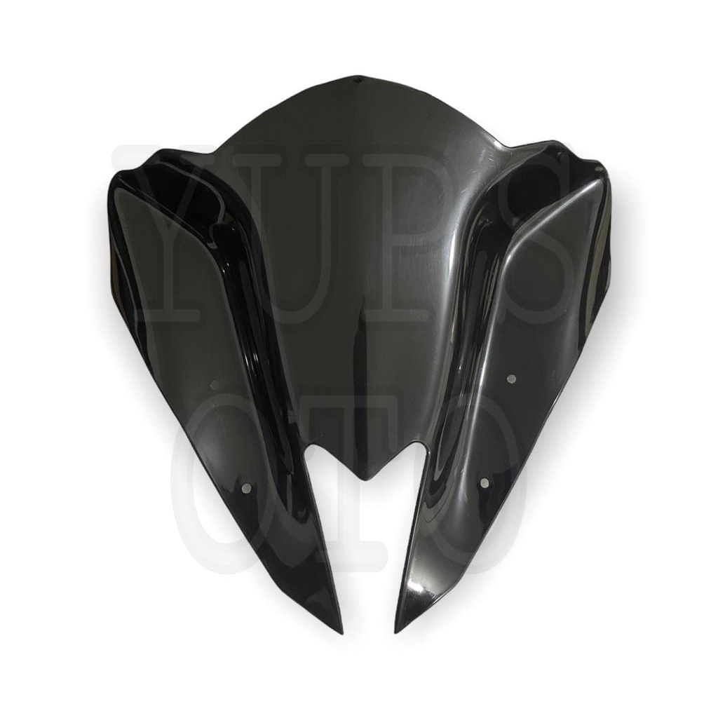 VISOR AEROX SERIES FULL HITAM KILAT MODEL TRANSFORMER BATMAN WINSHIELD WINSIL FULL BLACK BAHAN