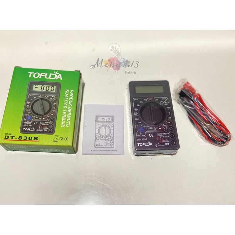 Multitester Digital Tofuda DT-830B