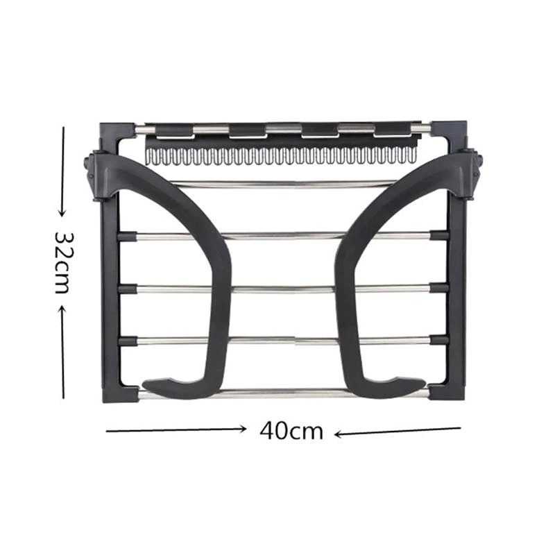 OUNONA Rak Gantungan Jemuran Handuk Baju Drying Balcony Rack - OU114