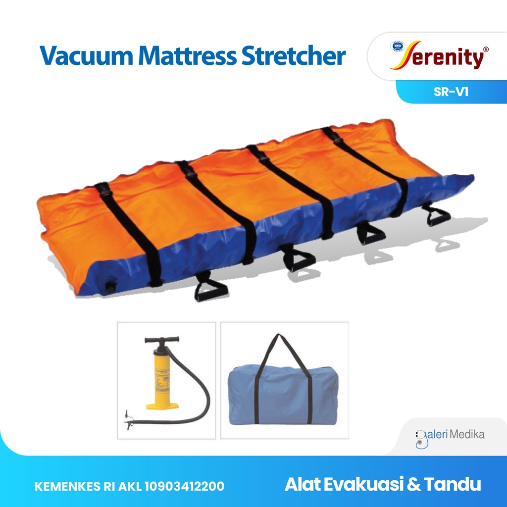 Tandu Terpal  Serenity SR V1 -  Vacuum Mattress Stretcher SR V1