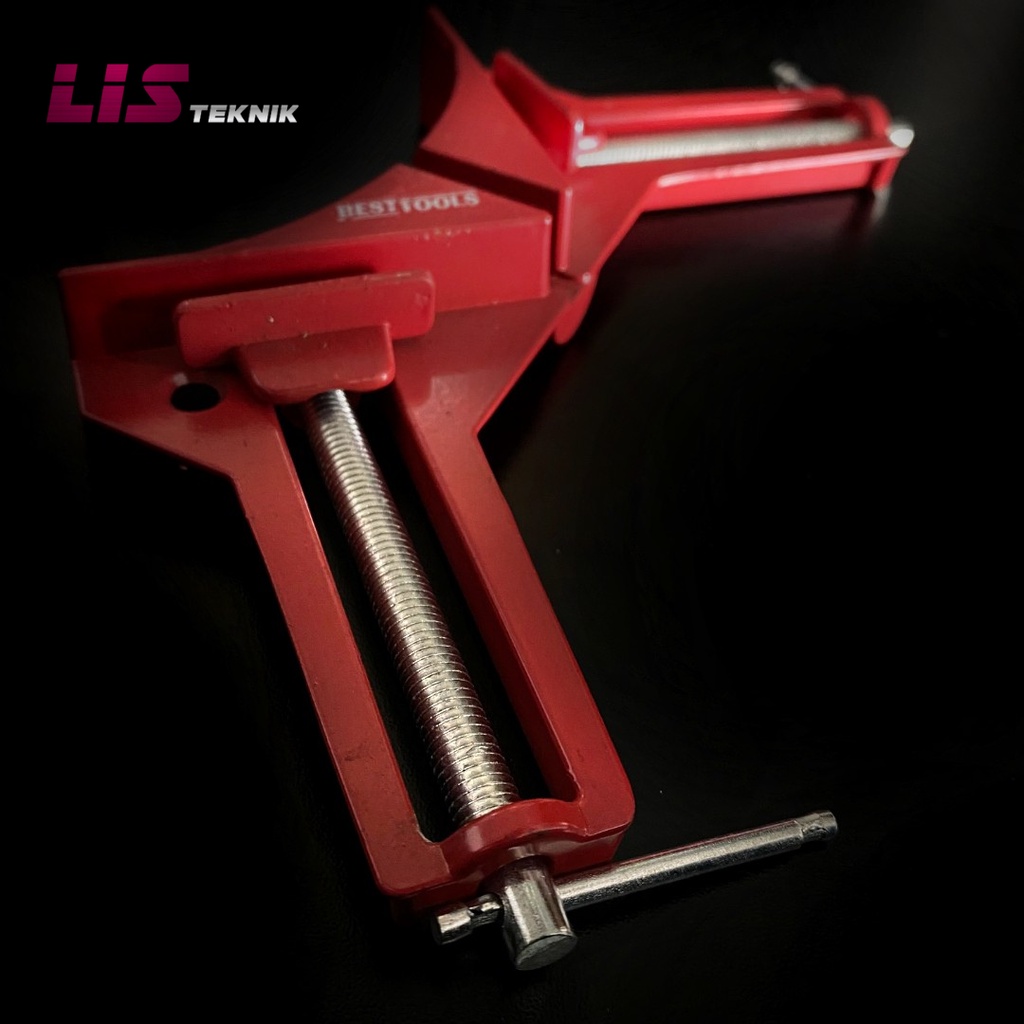 Alumunium corner clamp klem siku sudut 160gram bahan lebih tebal penjepit siku