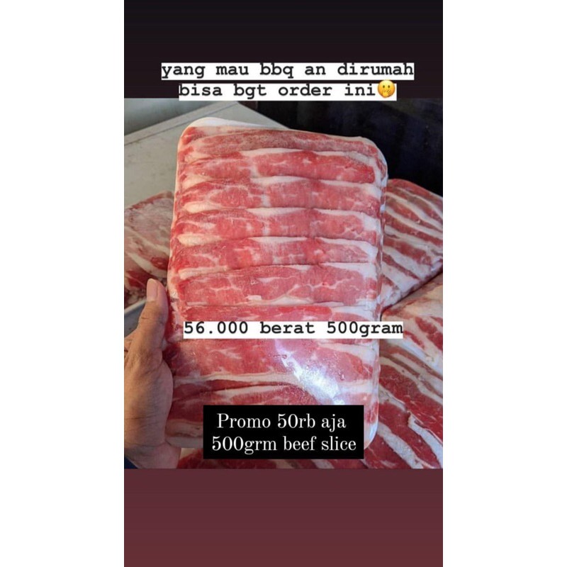 

BEEF SLICE 500 gram