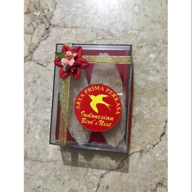 sarang walet burung asli sudah dibersihkan 15 gram makanan sehat alami sarang burung walet original