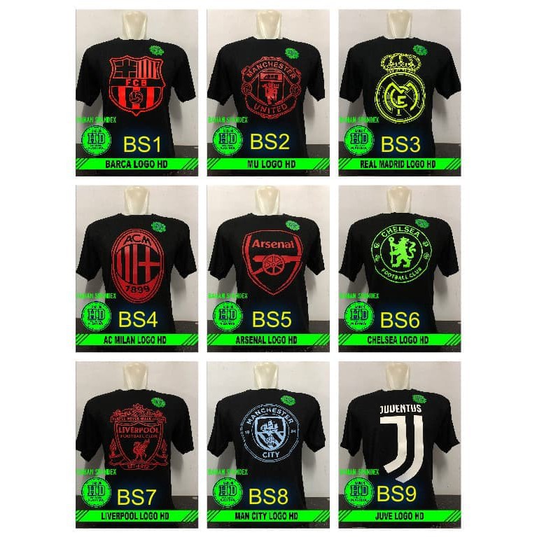 original 100% Kaos BOLA SUPER Milan Barca Juve MU dll