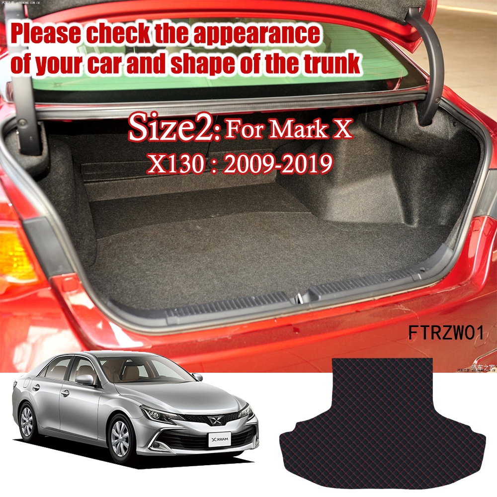 Matras Bagasi Mobil Bahan Kulit Untuk Toyota Mark X 2004 2005 2006 2007 2008 2009 2010-2019