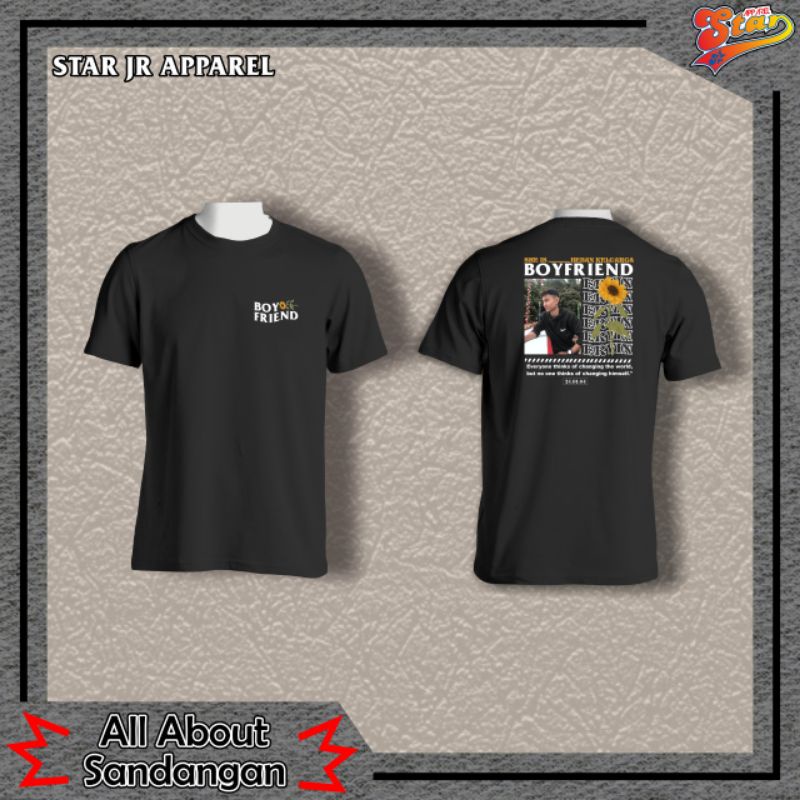 Kaos Beban Keluarga/Kaos Foto Couple/Katon Combed 30S