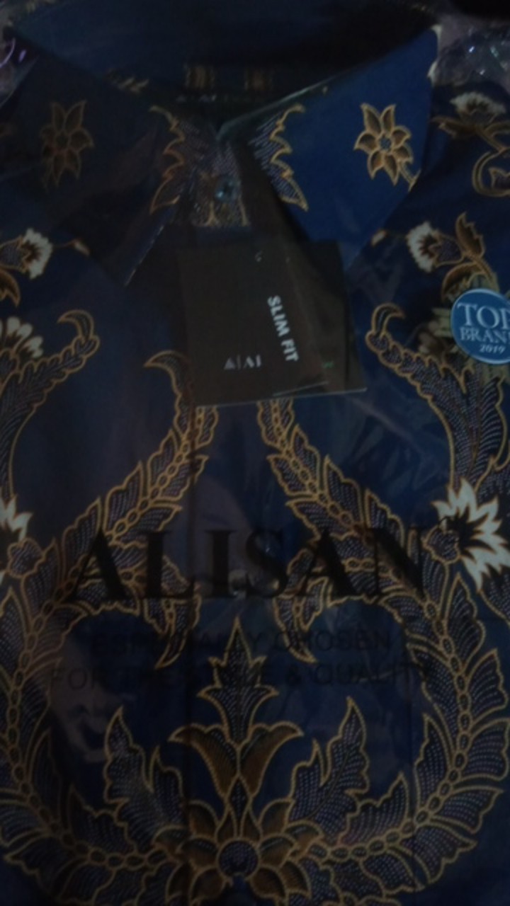 Kemeja Batik Panjang Alisan Slim Fit 10617