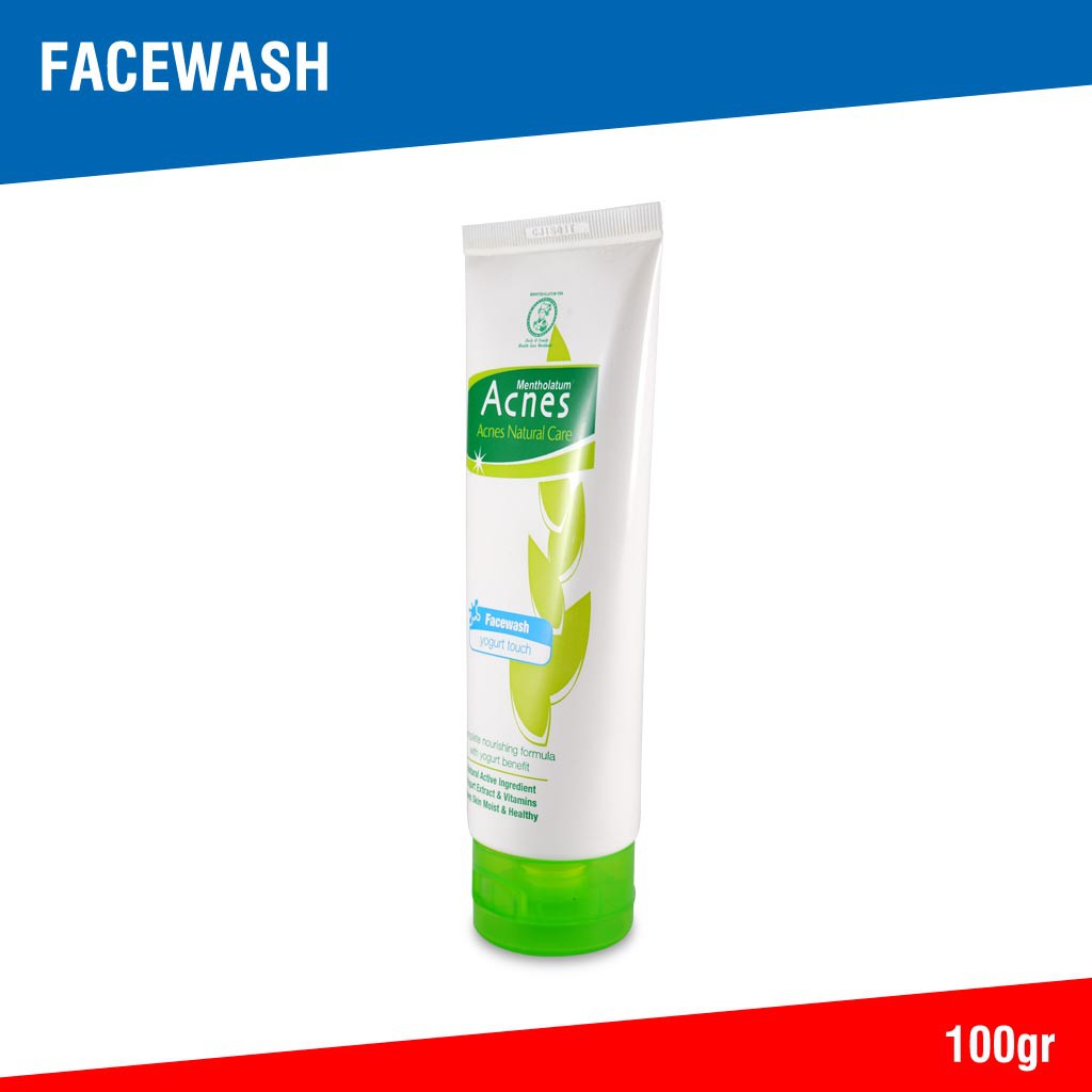 Acnes Natural Care Face Wash Yoghurt Touch 100gr