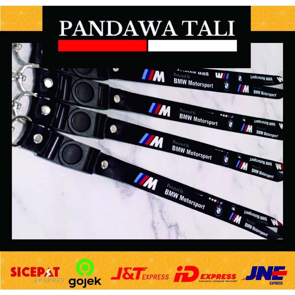 

Lanyard BMW HITAM/Lanyard BMW Custom Printing/Lanyard Nametag