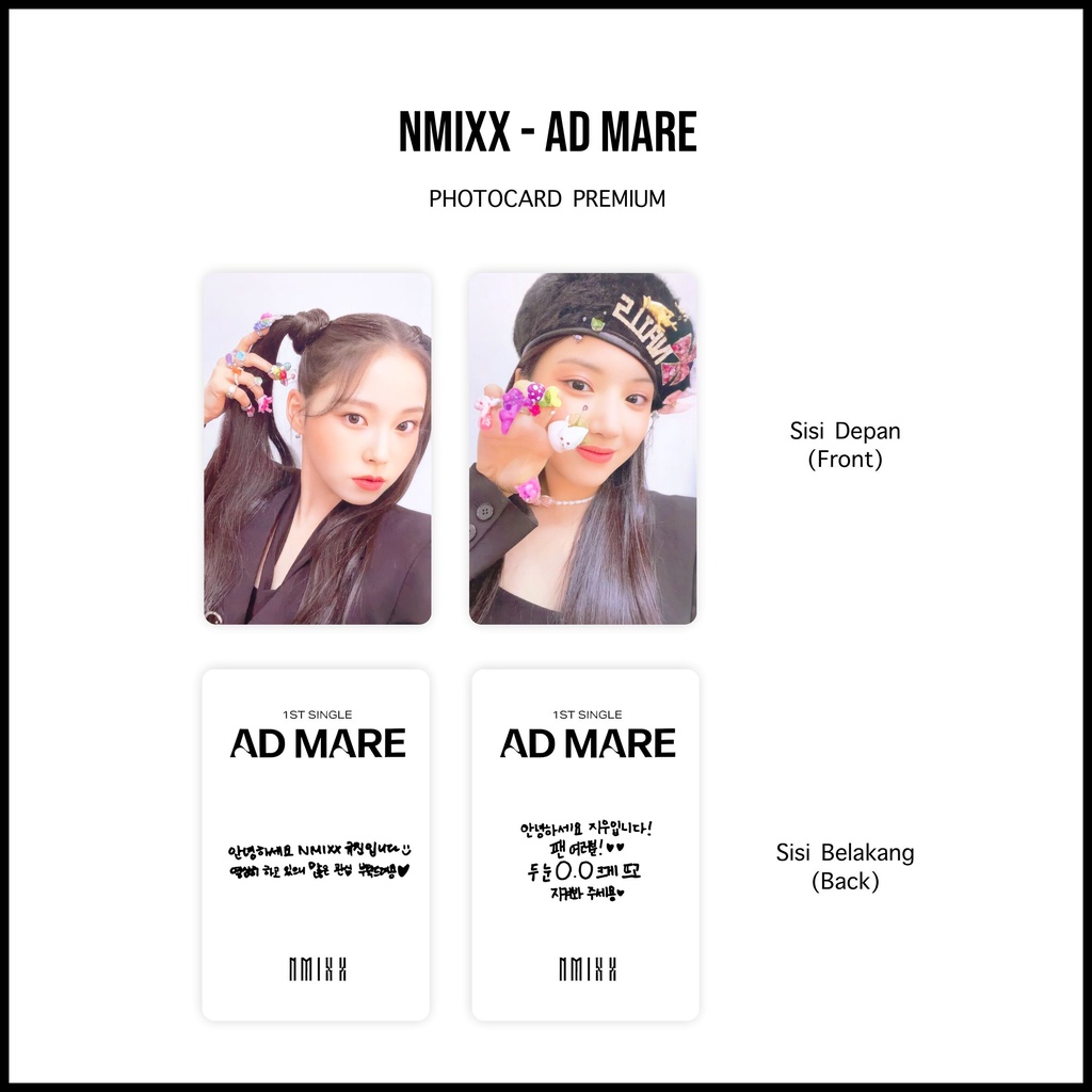 [SET] Photocard Nmixx Ad Mare