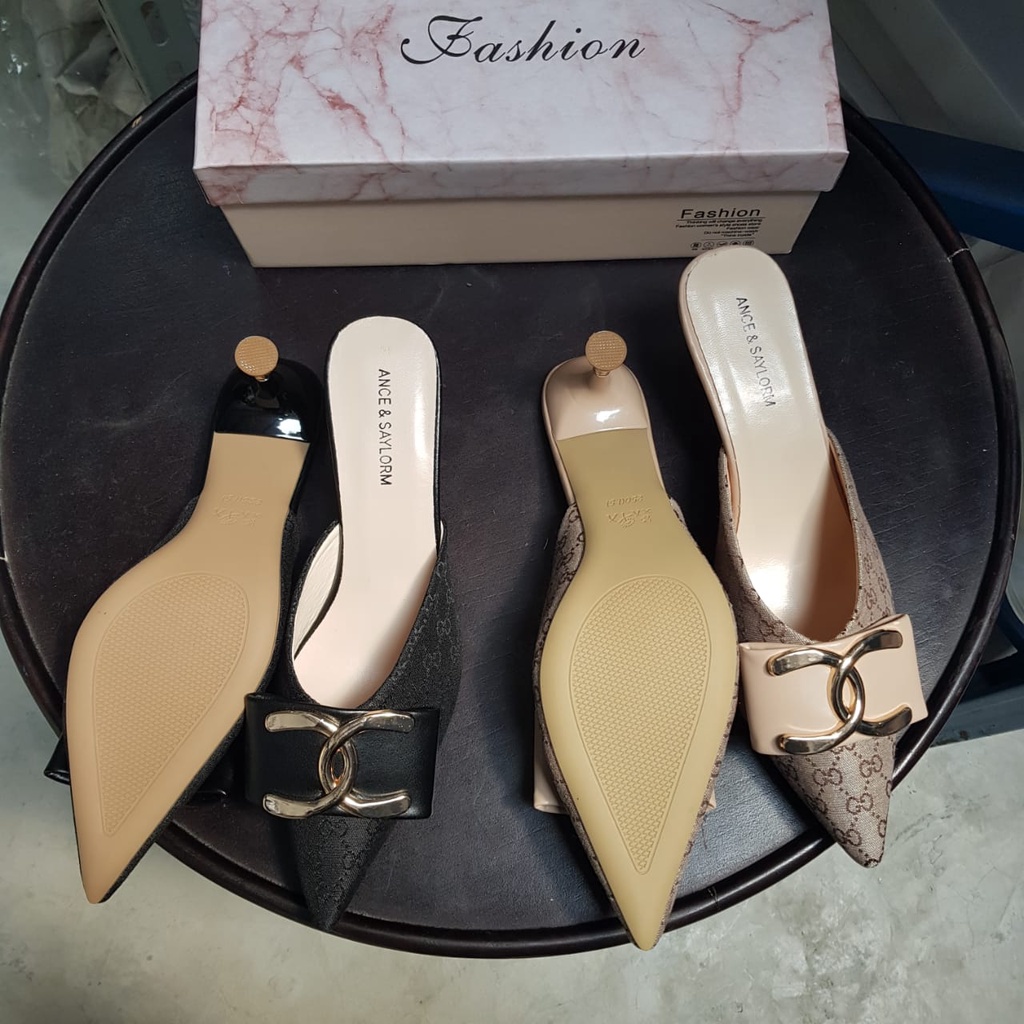 AGI0381 heels runcing wanita import kekinian sepatu wanita hak tinggi terbaru jakarta-8