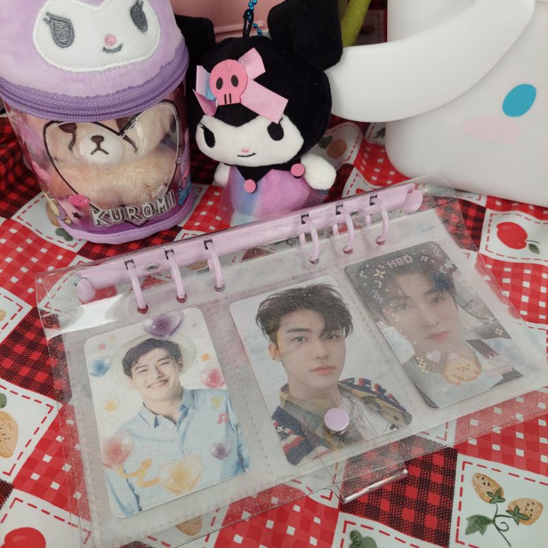 Binder A6 album kpop pc 6 ring photocard 3p sleeve