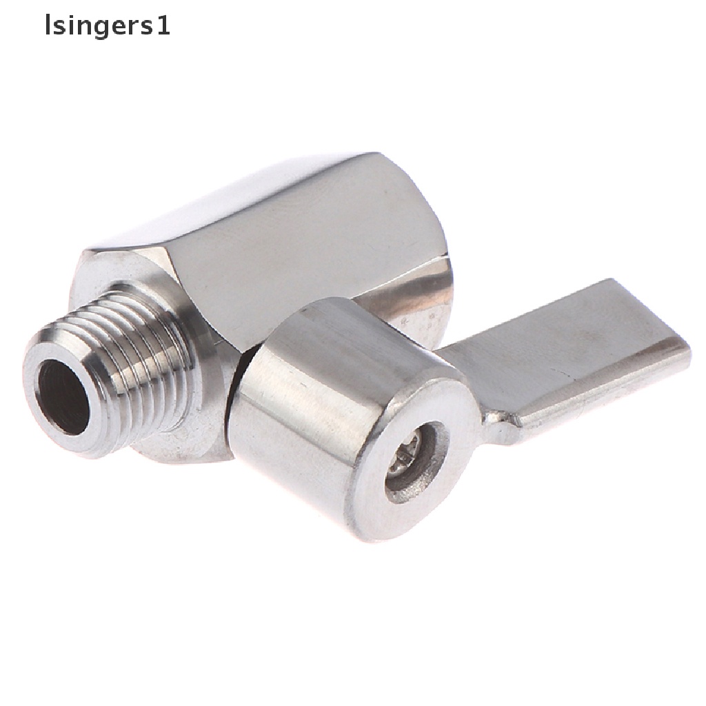 (lsingers1) Katup Bola Mini NPT Male / Female Bahan Stainless Steel 304 Ukuran 1 / 4 &quot;