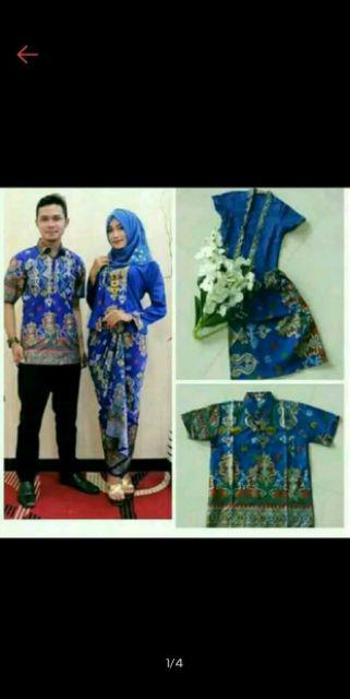 Batik Couple Keluarga Rnb Pramesti Lilit,bahan Katun Prada Mix Embos