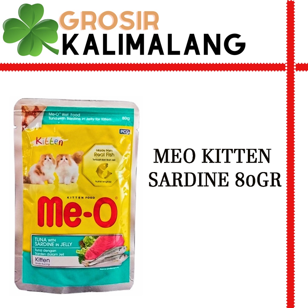 Meo Pouch Kitten Sardine 80gr