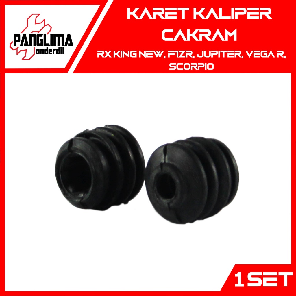 Karet Kaliper Cakram RX King New &amp; F1ZR &amp; Force 1 &amp; Vega R &amp; Jupiter &amp; Scorpio Seal-Sil Boot-Bot Caliper