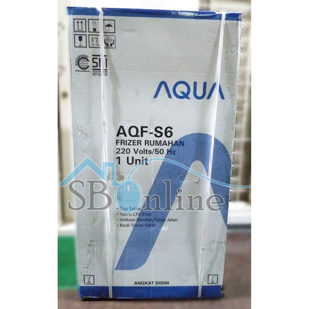 AQUA UPRIGHT FREEZER AQF-S6 (S)