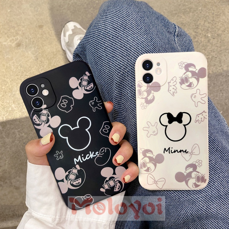 Soft Case TPU Motif Mickey Minnie Mouse Untuk Samsung A13 A53 A11 A03 A51 A10S M11 A33 A71 A12 A31 A21s A22 A52 A52s A03s A72 A20s A50s A30S A50s