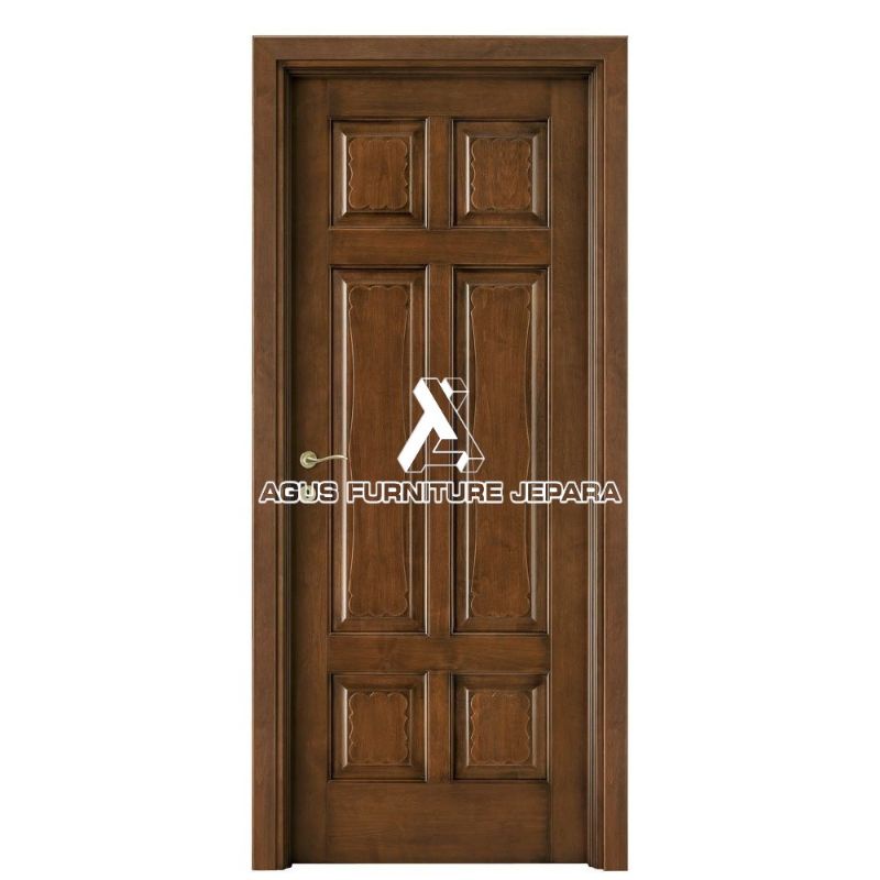 SET KUSEN PINTU KAMAR MINIMALIS JATI SOLID (pintu minimalis pintu jati klasik)