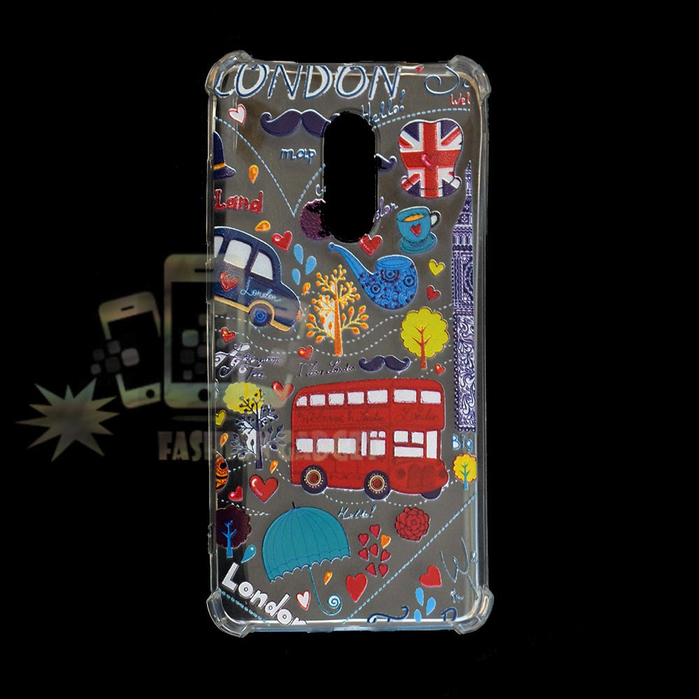 ANTI CRACK Xiaomi Redmi Note 4 Case Anti Shock / Casing Anti Crack Softcase Motif Unik Soft Silikon