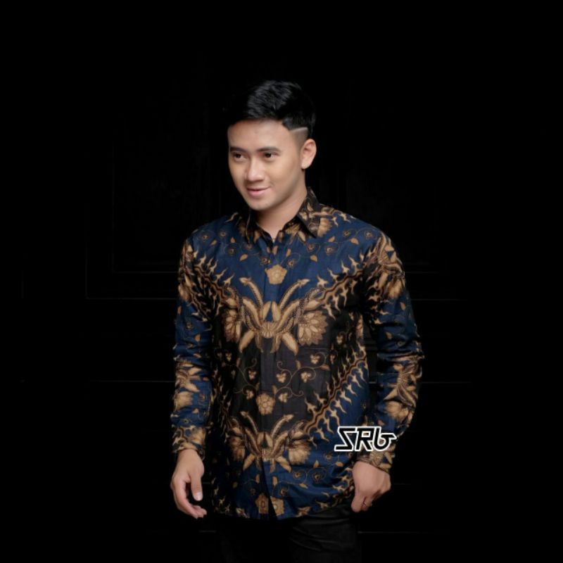 Baju Batik Pria Gus Azmi Syubbanul Muslimin Batik Katun Halus Hadroh Azzahir Hilwa Ala Santri Modern