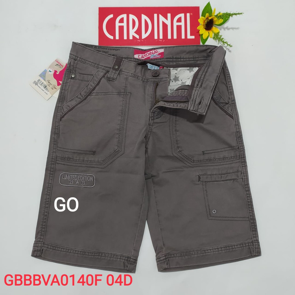 gof CARDINAL GIRL CELANA BAHAN Pakaian Wanita Celana Pendek Bahan 3/4 Katun Polos Casual Original