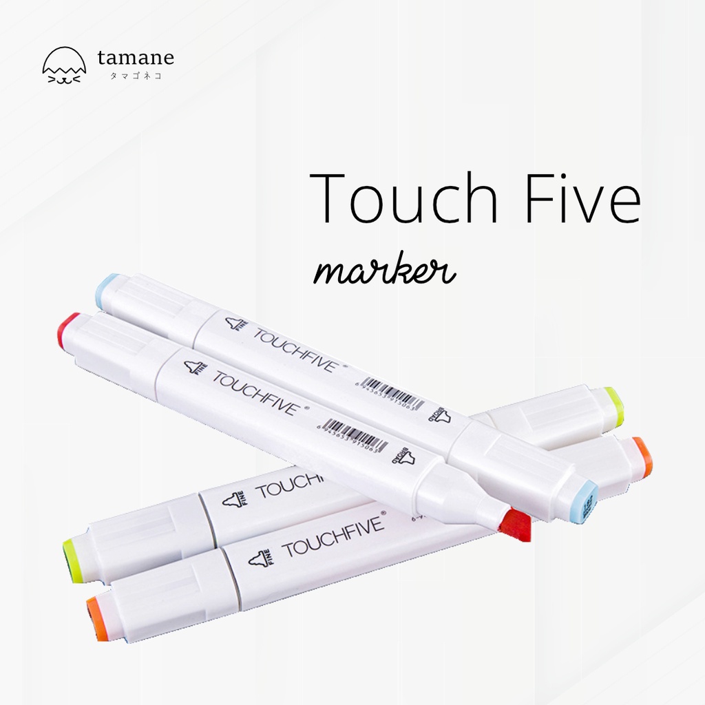 

touchfive touch three twin marker highlighter alcohol base spidol stabilo