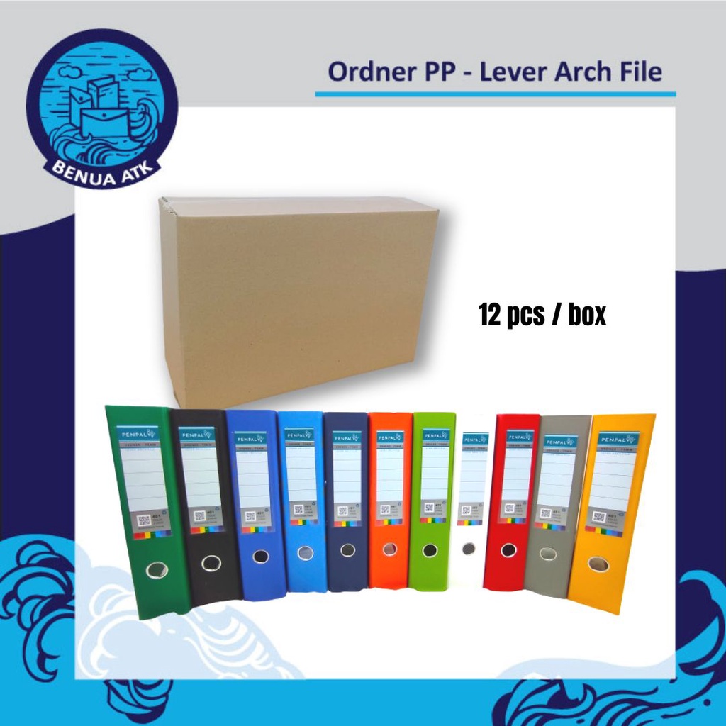 

Ordner / Lever Arch File PP Folio Penpal [isi 12pcs] PL-401