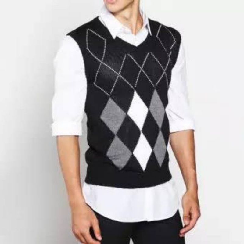 ROMPI RAJUT PRIA MOTIF