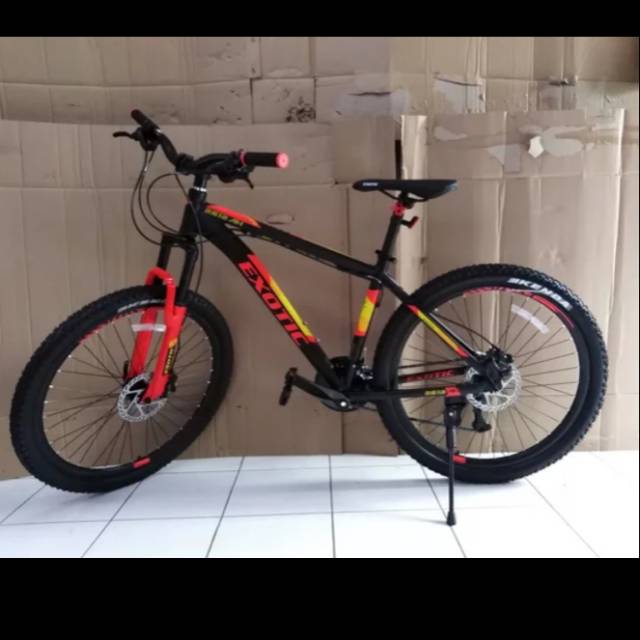  Sepeda  Mtb 26 Exotic  2612 Hidrolik 9 speed Shopee Indonesia 