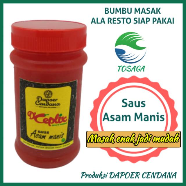 

Saus Asam Manis ( Bumbu masak siap pakai tanpa campuran bumbu lainnya)