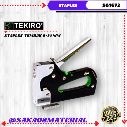 

Promo Staples Tembak 6-14 MM Tipe SG1672 Tekiro Original Terbaru / Staples Meja / Staples Tembak / Stapler Tembak / Staples 3 In 1 / Staples Gun / Gun Staples / Stapler & Staples / Terlaris @Saka08Material