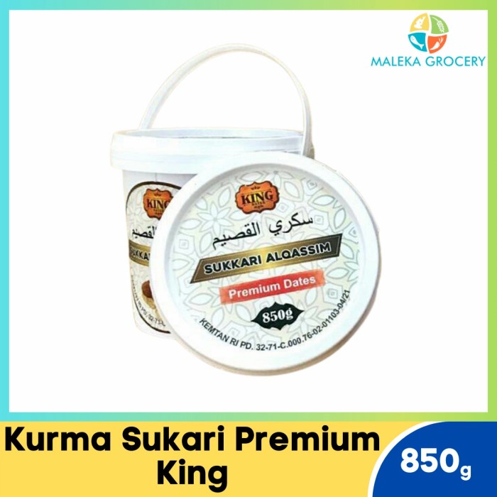 

Kurma Sukari Premium King Dates 800 gram