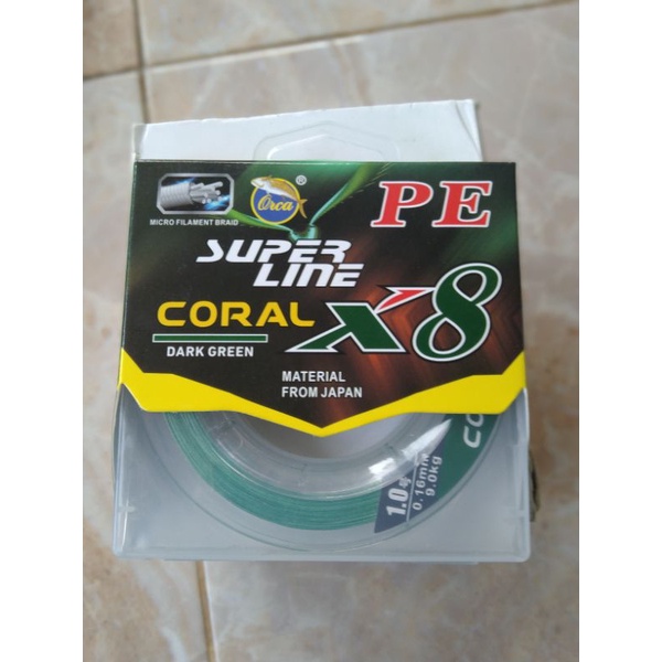 Senar PE Orca Coral X8 Dark Green 150M