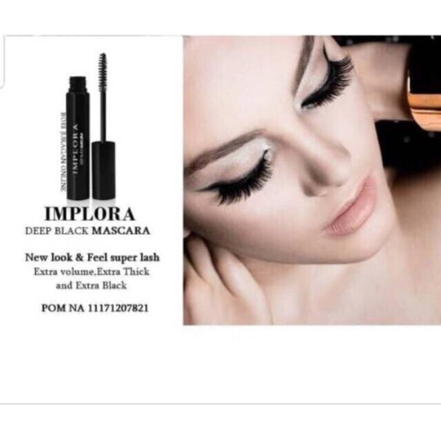 `ღ´ PHINKL `ღ´ ɪ ᴍ ᴘ ʟ ᴏ ʀ ᴀ   Implora deep black mascara waterproof anti air tahan lama transferproof bulu mata cetar extension